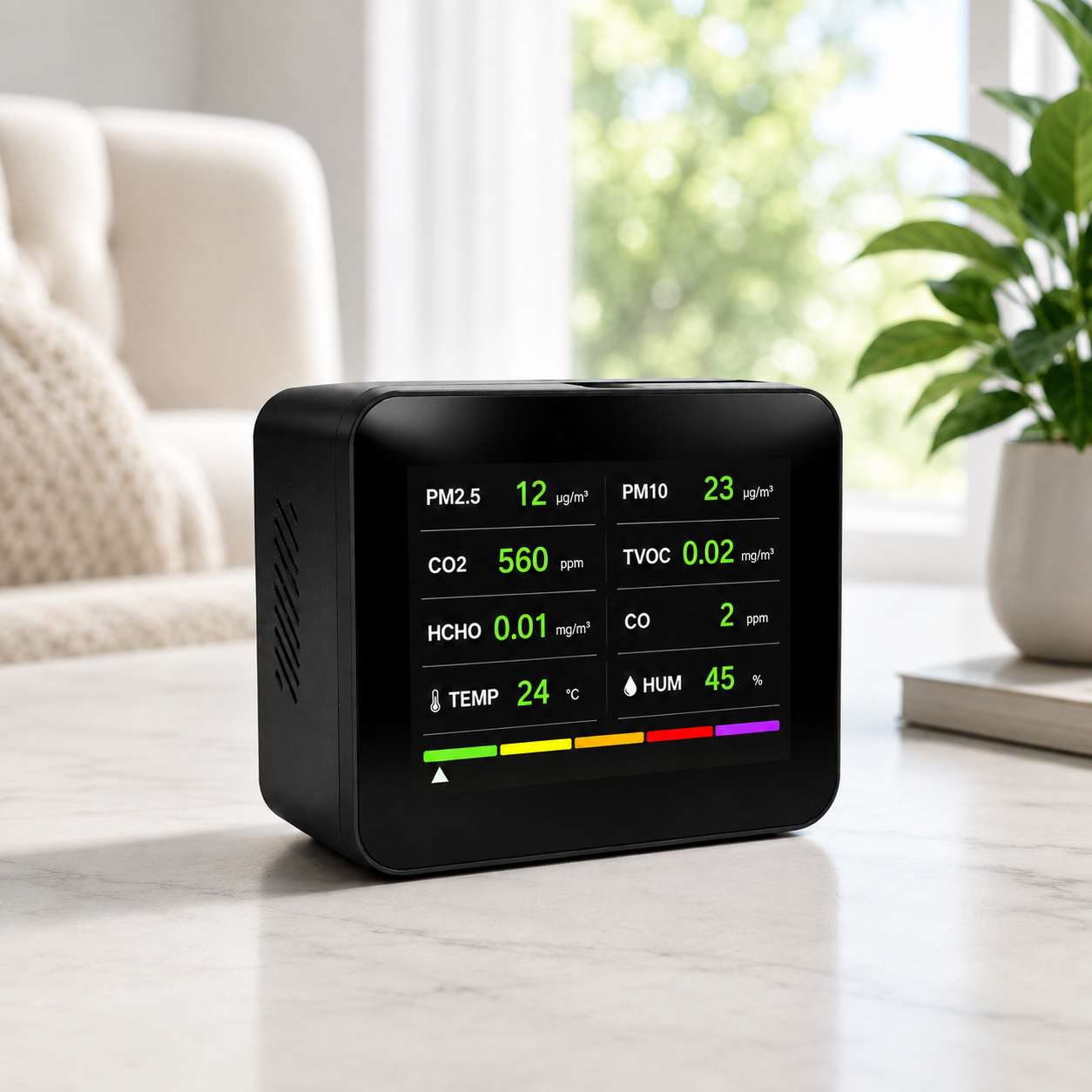 TheAirBrand™ 2026 Air Quality Monitor